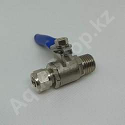 Вентиль шаровый BV-01, BV-2BC 1/4"(f) x 1/4"(НР) мет.