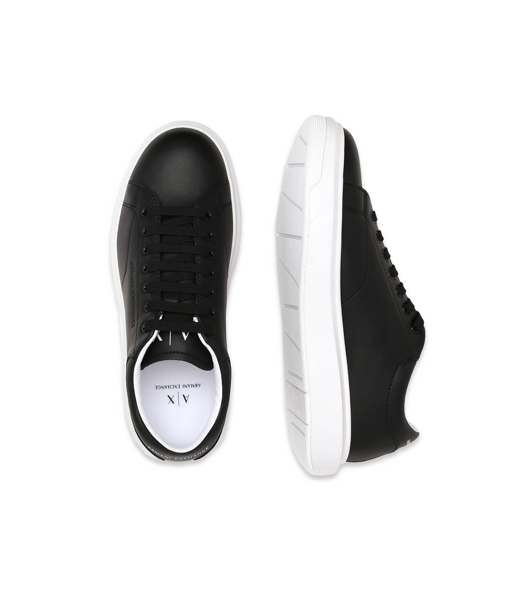 Skórzane trampki ENGLISH Armani Exchange - черный(XUX123 XV534)