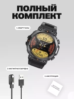 Cмарт часы круглые умные smart watch