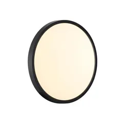 7660/24L MITRA LED SN 087 Светильник пластик/белый/черный LED 24Вт 3000/4000K D300 IP40 ALFA BLACK