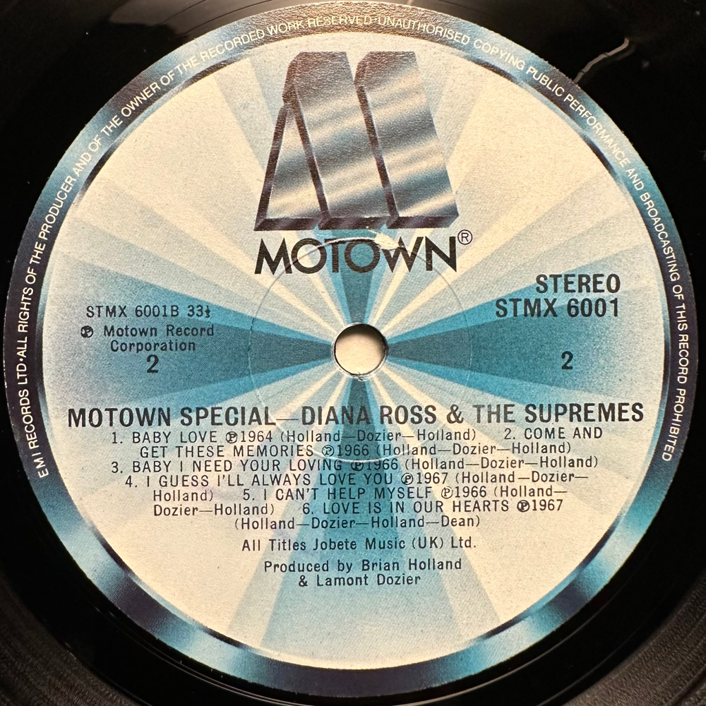 Diana Ross & The Supremes - Motown Special (Англия 1977г.)