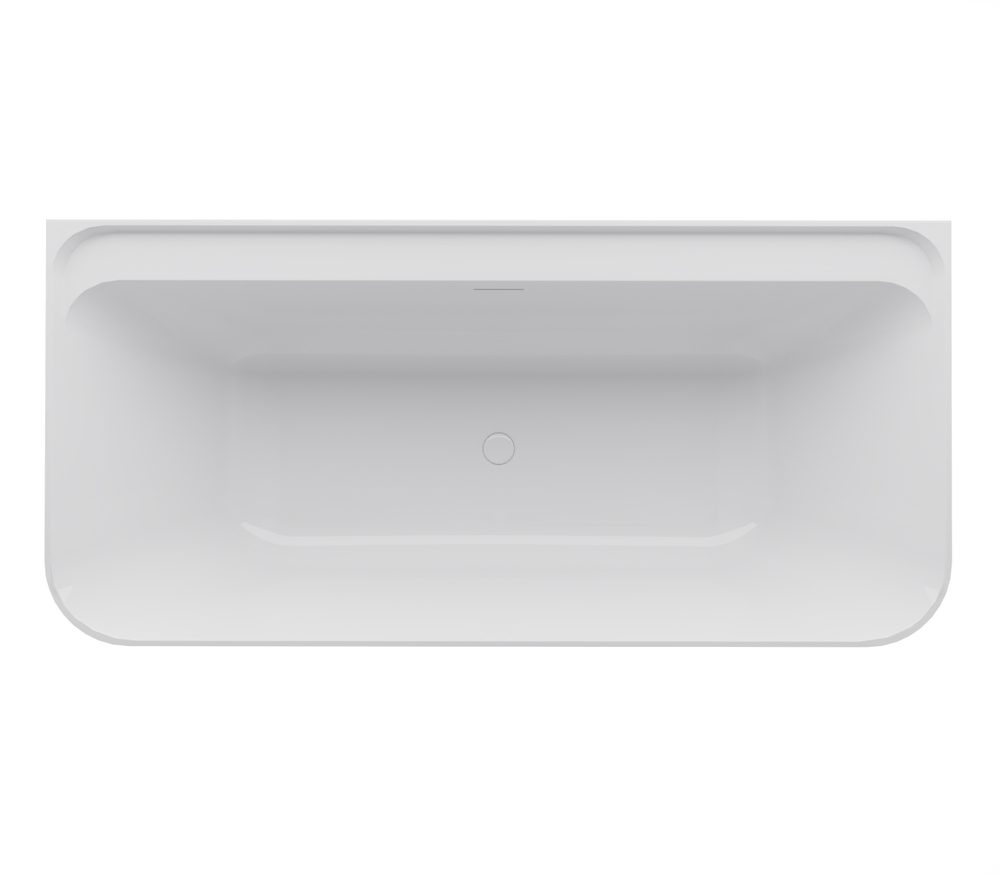 Ванна акриловая Vincea VBT-702-1700, 1700*800*585, цвет белый, щелевой перелив, слив белый