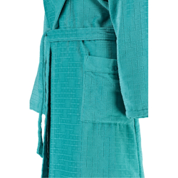 Халат велюровый JOOP! - Cawo 1638 бирюзовый Германия фото 4