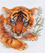 Тигренок¶Размер: 17х18 см ¶Кол-во цветов: 16