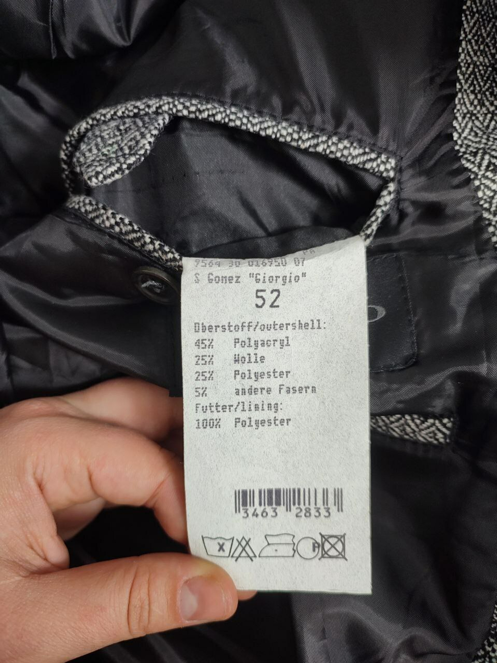 Пиджак Giorgio стильный 58 размер