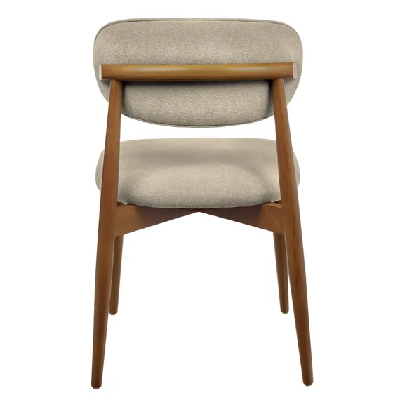 Стул Mod, орех, бежевое букле