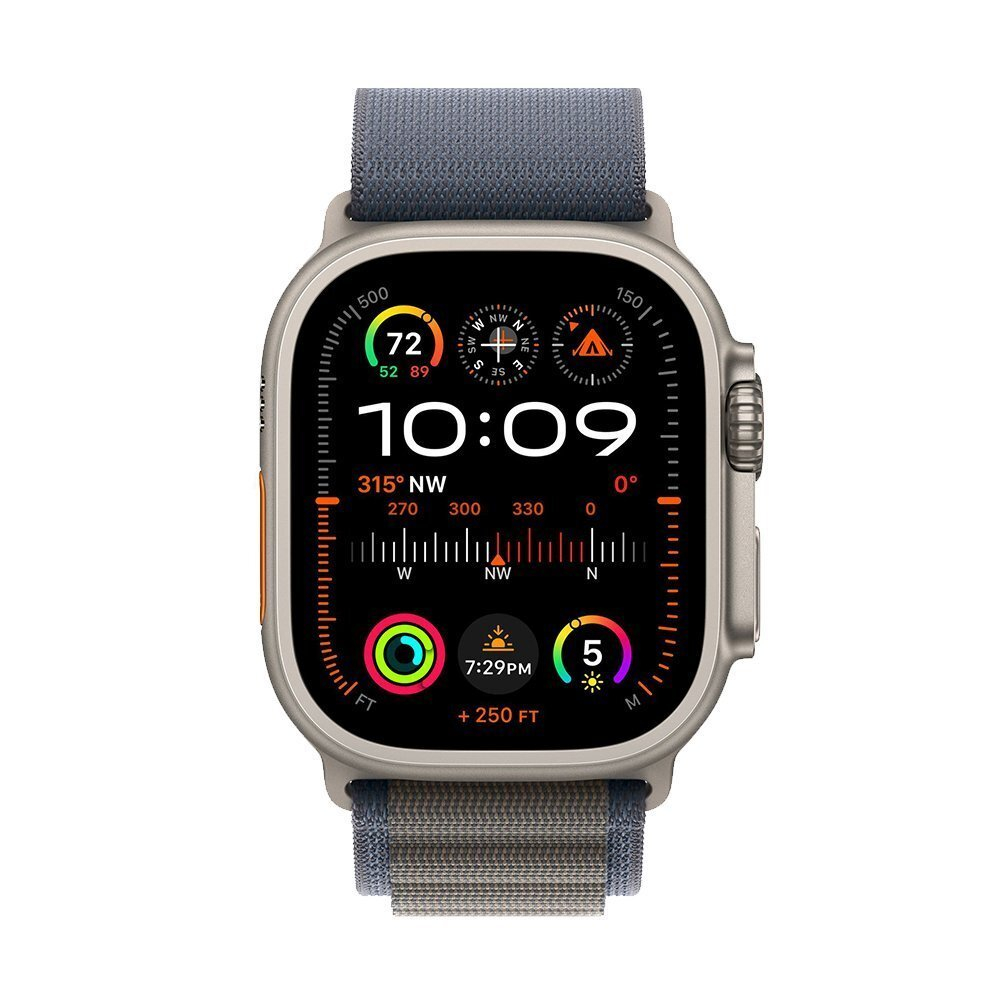Apple Watch Ultra 2 49 mm Titanium Case Blue Alpine Loop (M)