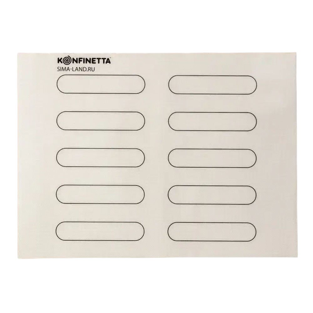 Силиконовый коврик армированный KONFINETTA «Эклер», 38×28 см, 0,4 мм
