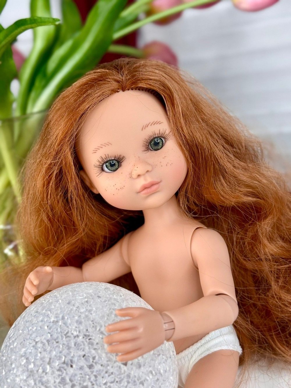 Кукла BERJUAN виниловая шарнирная 35см Ева (4820A8)