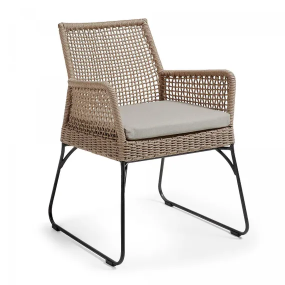 Плетеный стул Novak бежевый