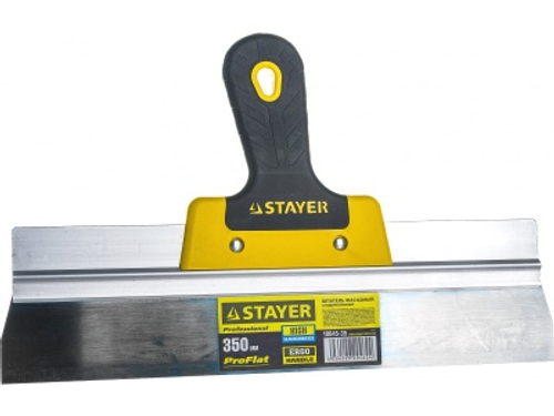 Шпатель фасадный STAYER ProFlat анодированный 350мм двухкомпонентная ручка
