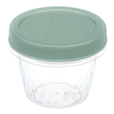 Банка для продуктов Ролл 0,3л Микс (разноцветный) 95x95x75 мм