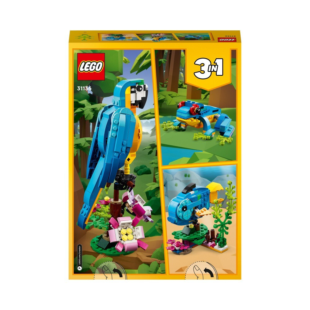 LEGO Creator — Экзотический попугай 3 в 1 31136