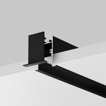 Алюминиевый профиль встраиваемый скрытого монтажа 2м 35x42 ALM-3542-B-2M 632015 черный Maytoni