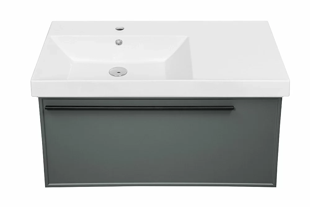 Тумба с раковиной LA FENICE Elba Grigio 90 серая