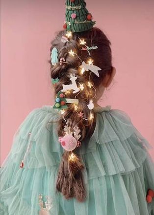 Новогодние украшения для волос