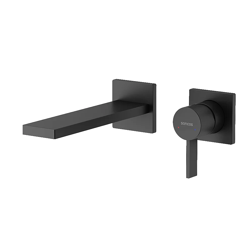 Смеситель для раковины Sancos Linn SC9021MB черный матовый