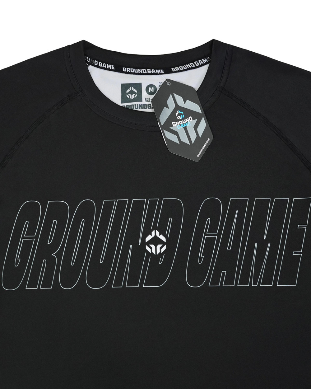 Рашгард Ground Game RANKINGOWY 2.0 IBJJF чёрный