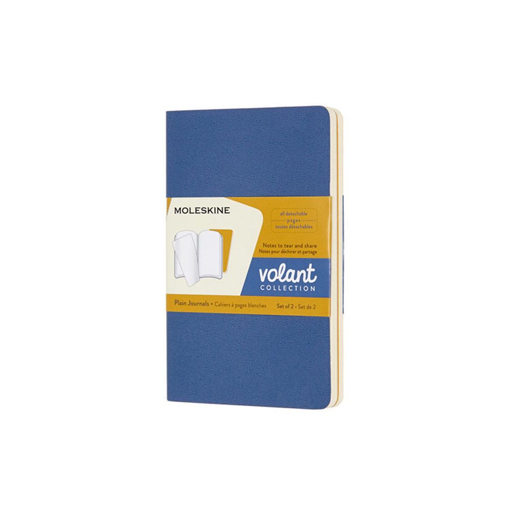 Блокнот Moleskine Volant Pocket 90x140 мм 80 стр нелинованный (QP713B41M17)