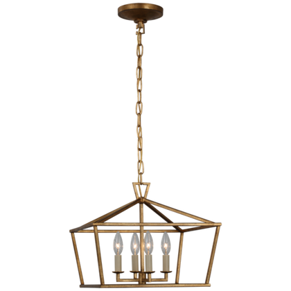 Потолочный светильник Visual Comfort Darlana Small Wide Semi-Flush Mount Lantern