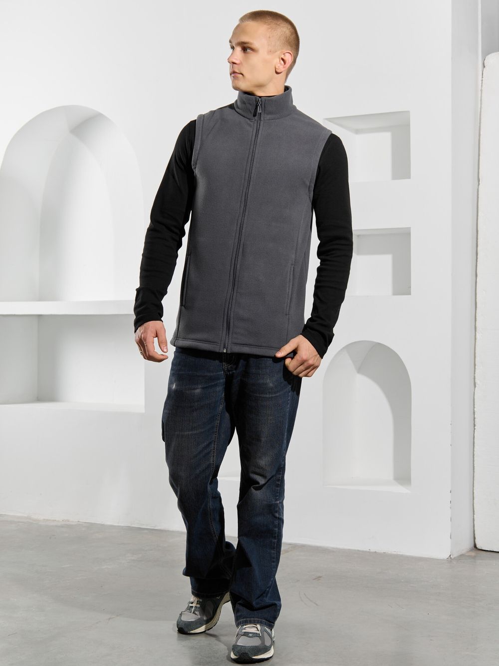 Жилет мужской Алтай-3 Виотекс ГРАФИТОВЫЙ