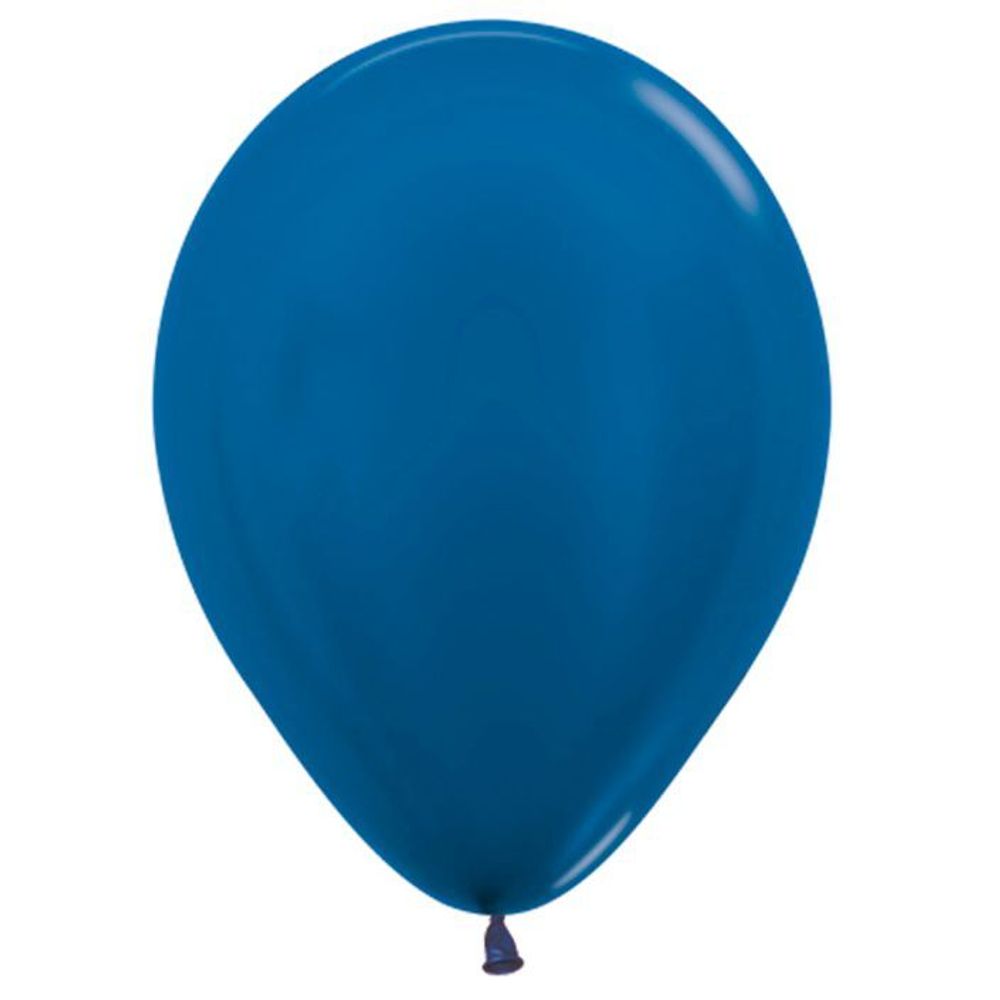 Шар (12"/30 см) Синий (540), металлик 100 шт.