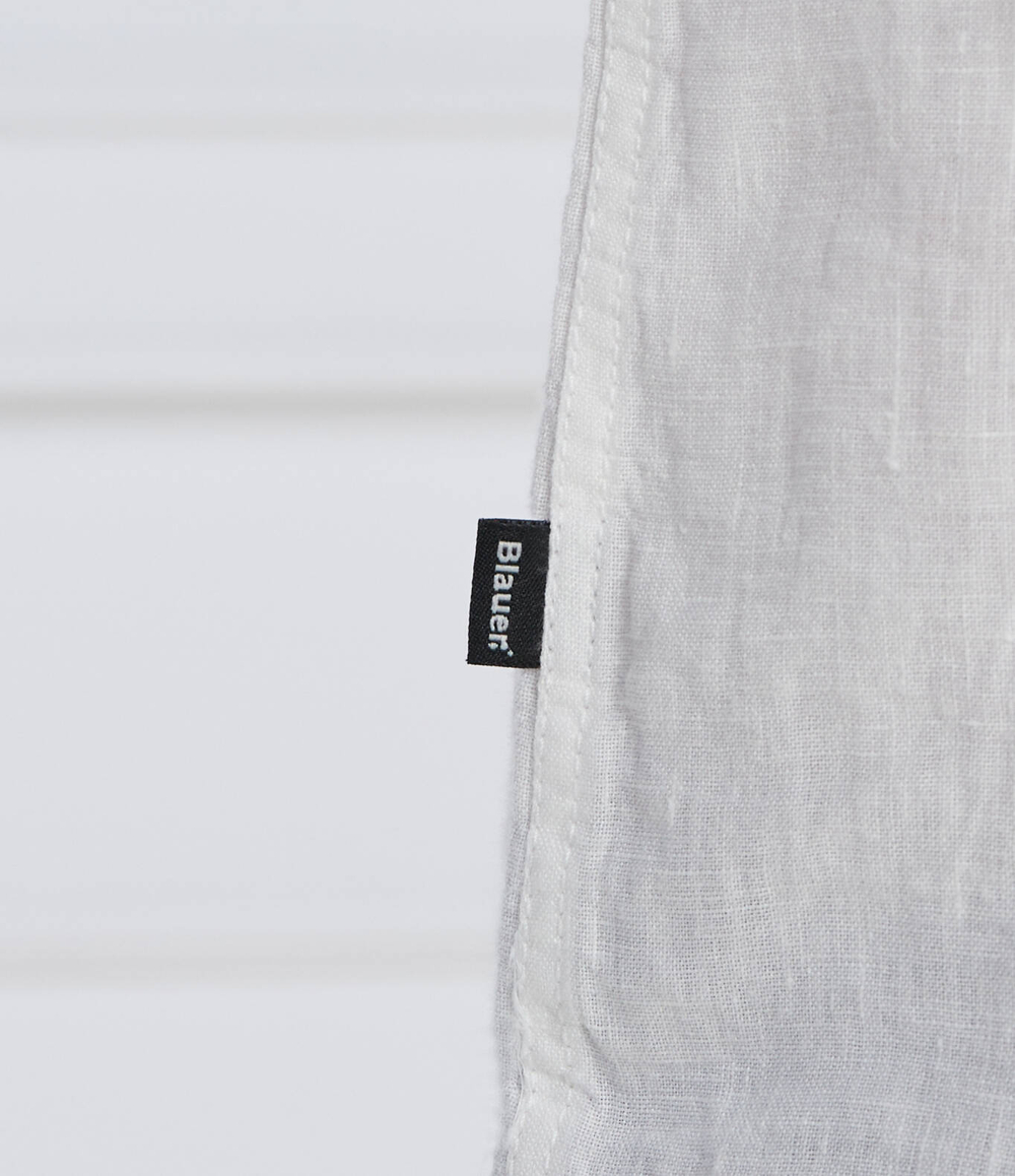 Льняная рубашка BLAUER - белый(BLUS01025 006781)