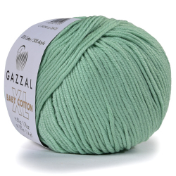 Пряжа Baby Cotton XL 50 г,105м,50%хлопок, 50%акрил (цена за 1 шт)