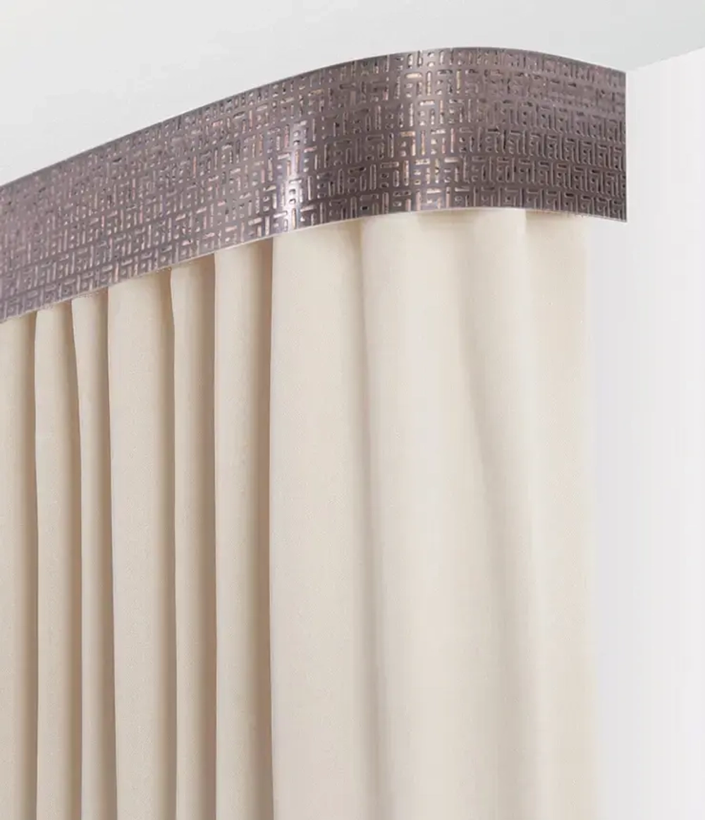 Пластиковый карниз с тиснением Legrand 2-х рядный Твил 2000 мм