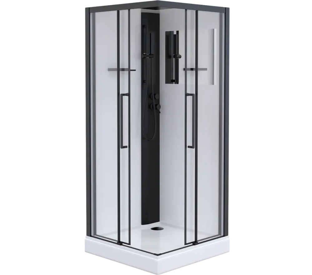 Кабина душевая Esbano (Эсбано) ESM-90CKR, с низким поддоном, 90х90х215