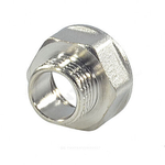 Переход латунь никель реборда Ду 20х15 (3/4"х1/2") ВР/НР SantechSystems