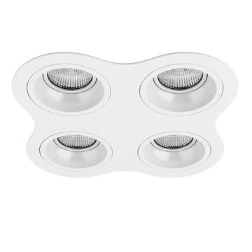 Встраиваемый точечный светильник D64606060606 белый Domino Lightstar