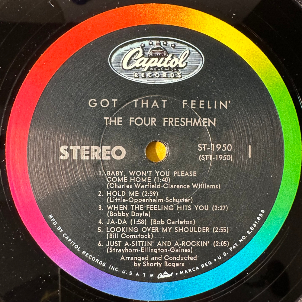 The Four Freshmen ‎– The Four Freshmen Got That Feelin (США 1963г.)