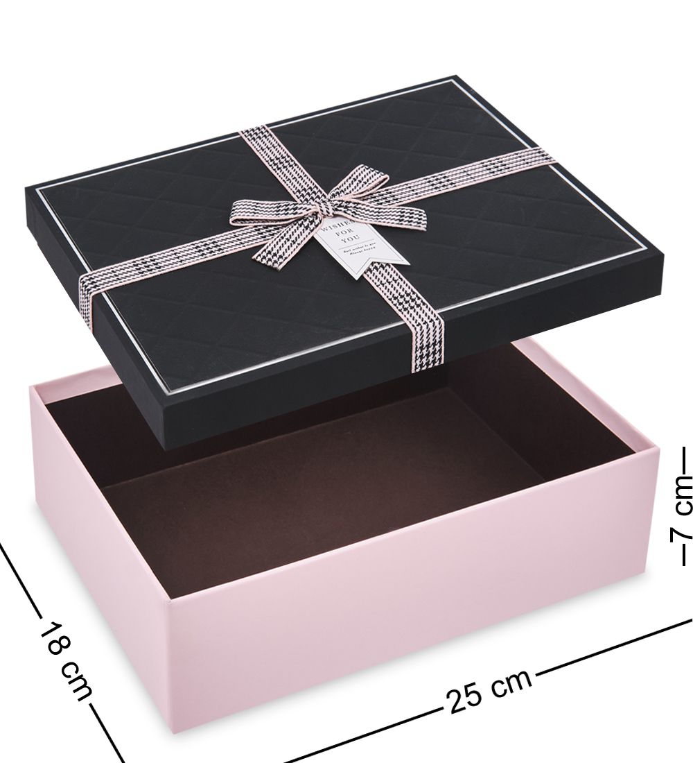 WF-171/2-B Коробка сред., черный/розовый