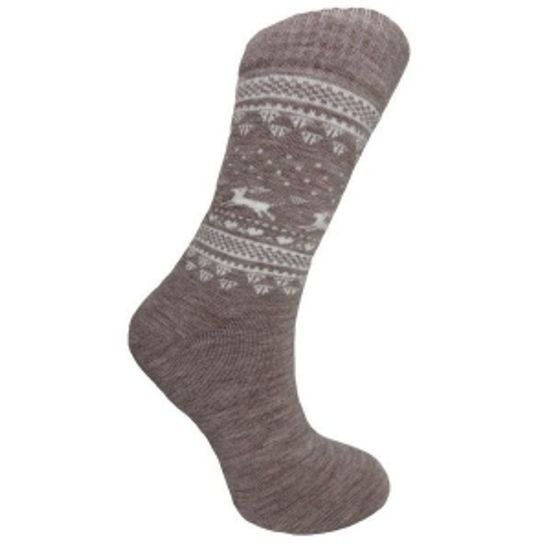 Термоноски детские NordKapp 517-1B бежевый