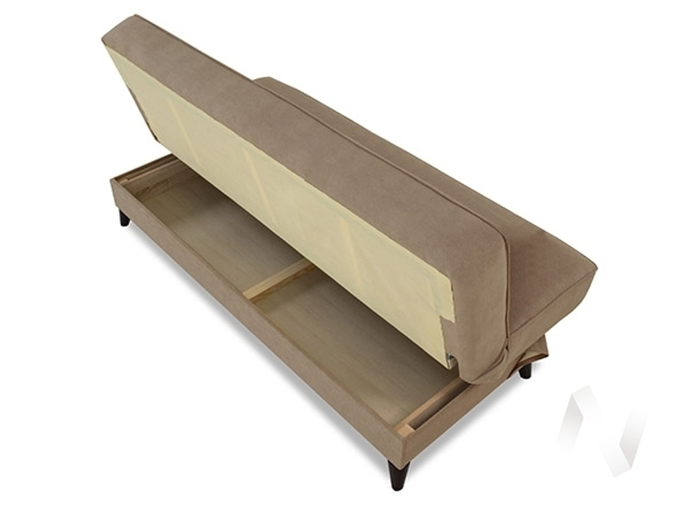 Диван прямой Наварра 2 (БД) FROZEN 02 (серо-песочный с мелкими разводами)