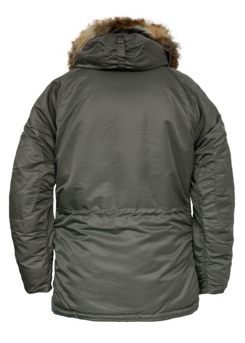 Куртка Аляска  N-3B  Husky Aplolloget 2017 (серый - r.grey/orange)