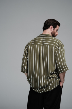 Рубашка с коротким рукавом | khaki