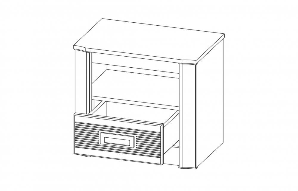 Тумба прикроватная 06.237 Стелла