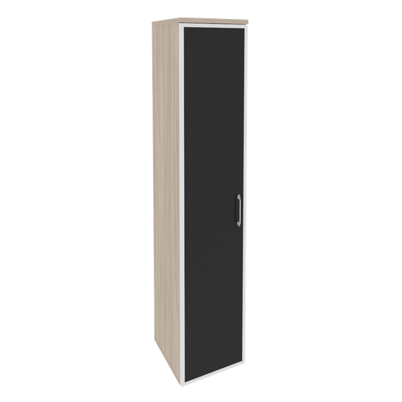 Оникс Шкаф высокий узкий левый O.SU-1.10 R (L) black  400*420*1977