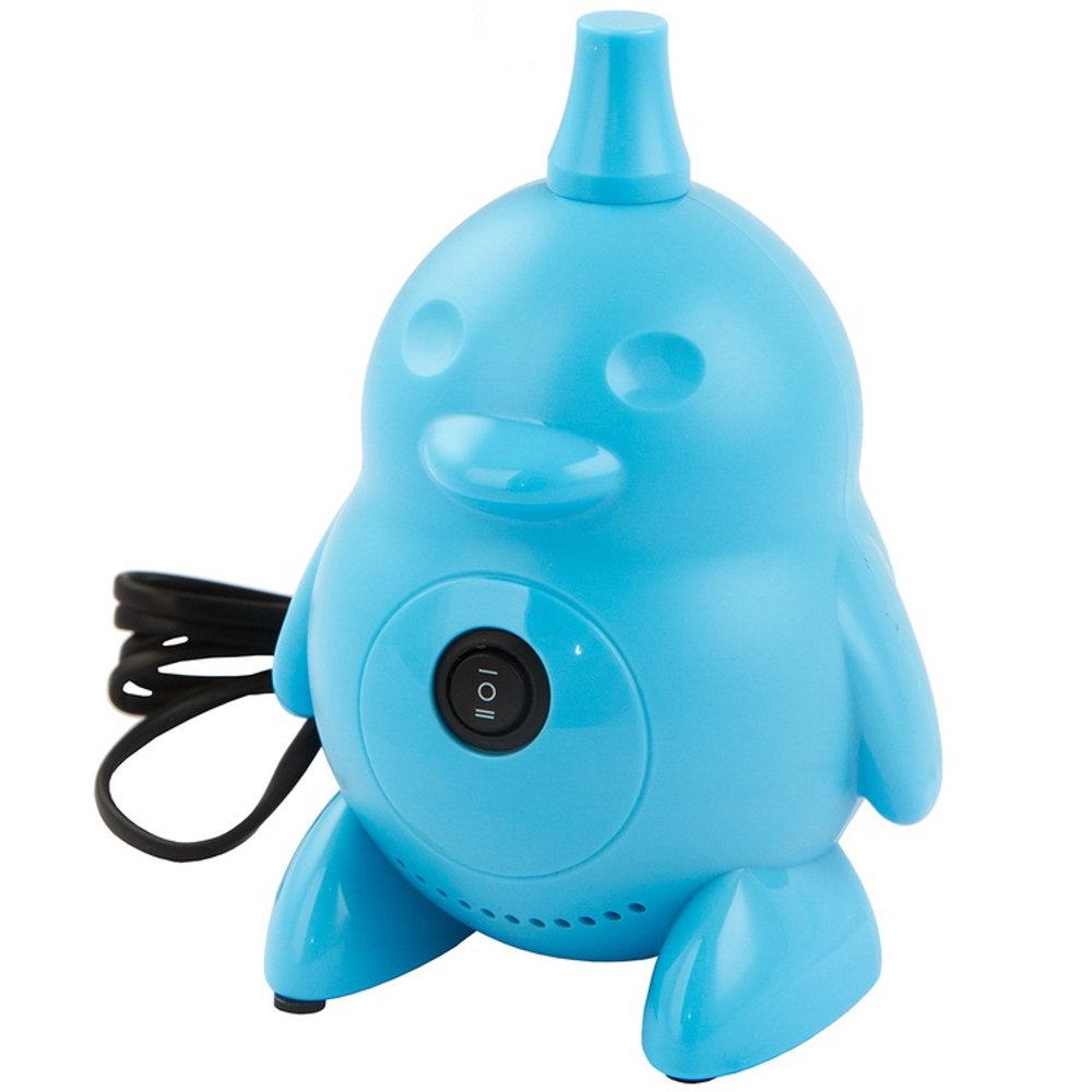 Компрессор воздушный Для Шаров Пингвин (Голубой) 23см