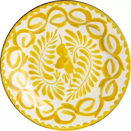 Тарелка «Пуэбла ЭсДюн» мелкая керамика D=23см белый,желт