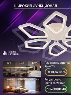 Потолочная люстра Natali Kovaltseva 8144 LED LAMPS 81443