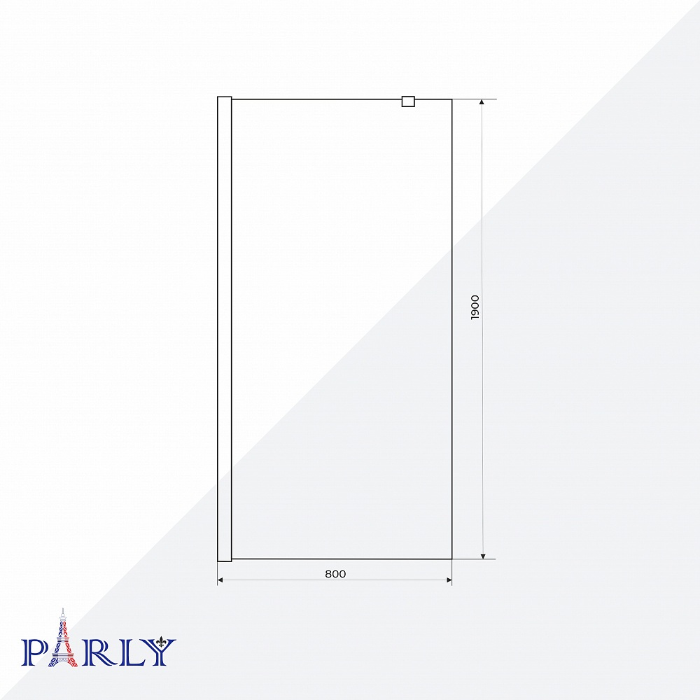 Душевое ограждение PARLY T80 (80х190)