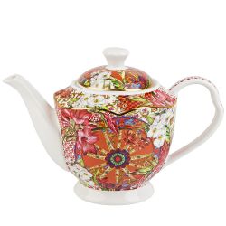 Чайник "Secret Garden" v=600мл (фарфор) (подарочная упаковка)