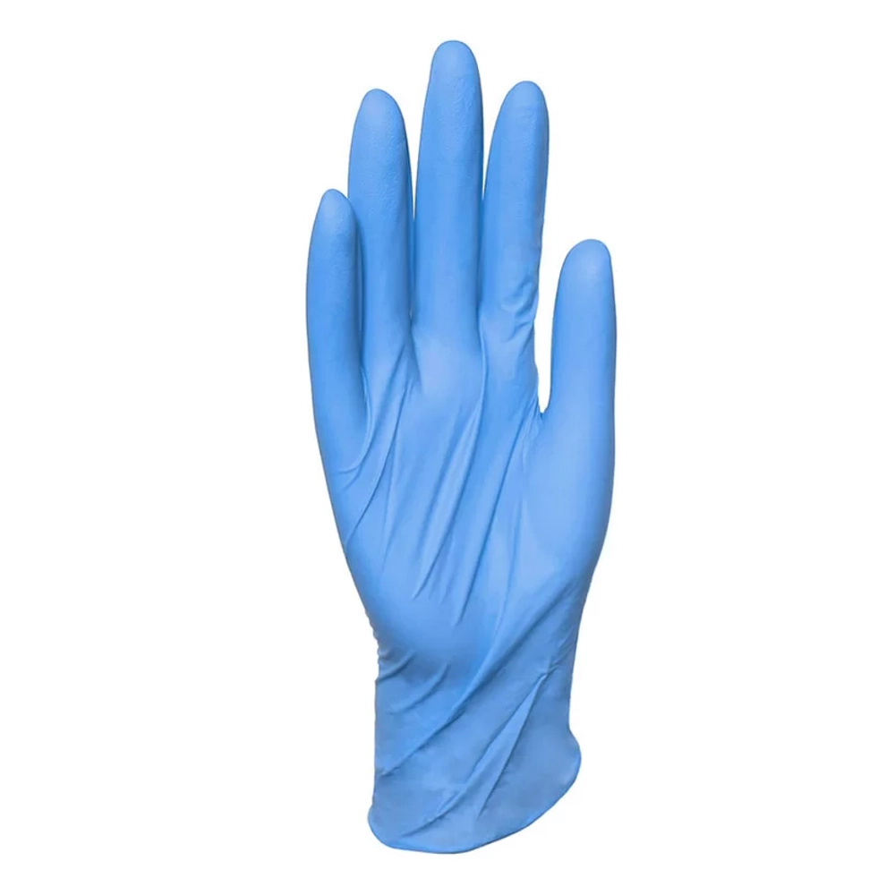 Перчатки нитриловые смотровые нестерильные SitekMed размер S синий 50 пар