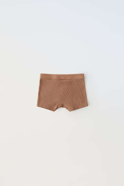 ZARA НАБОР ИЗ ТРЕХ ТРУСОВ-БОКСЕРОВ ИЗ ВАФЕЛЬНОЙ ТКАНИ, РАЗНОЦВЕТНЫЙ