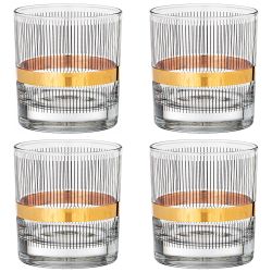 НАБОР СТАКАНОВ "ALLURE" ИЗ 4 ШТУК 380МЛ