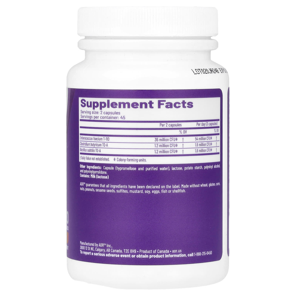 Advanced Orthomolecular Research AOR, Probiotic-3, пробиотики, 90 капсул