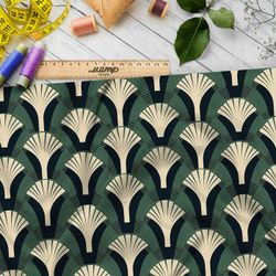 Ткань премиум атлас абстрактный вихрь